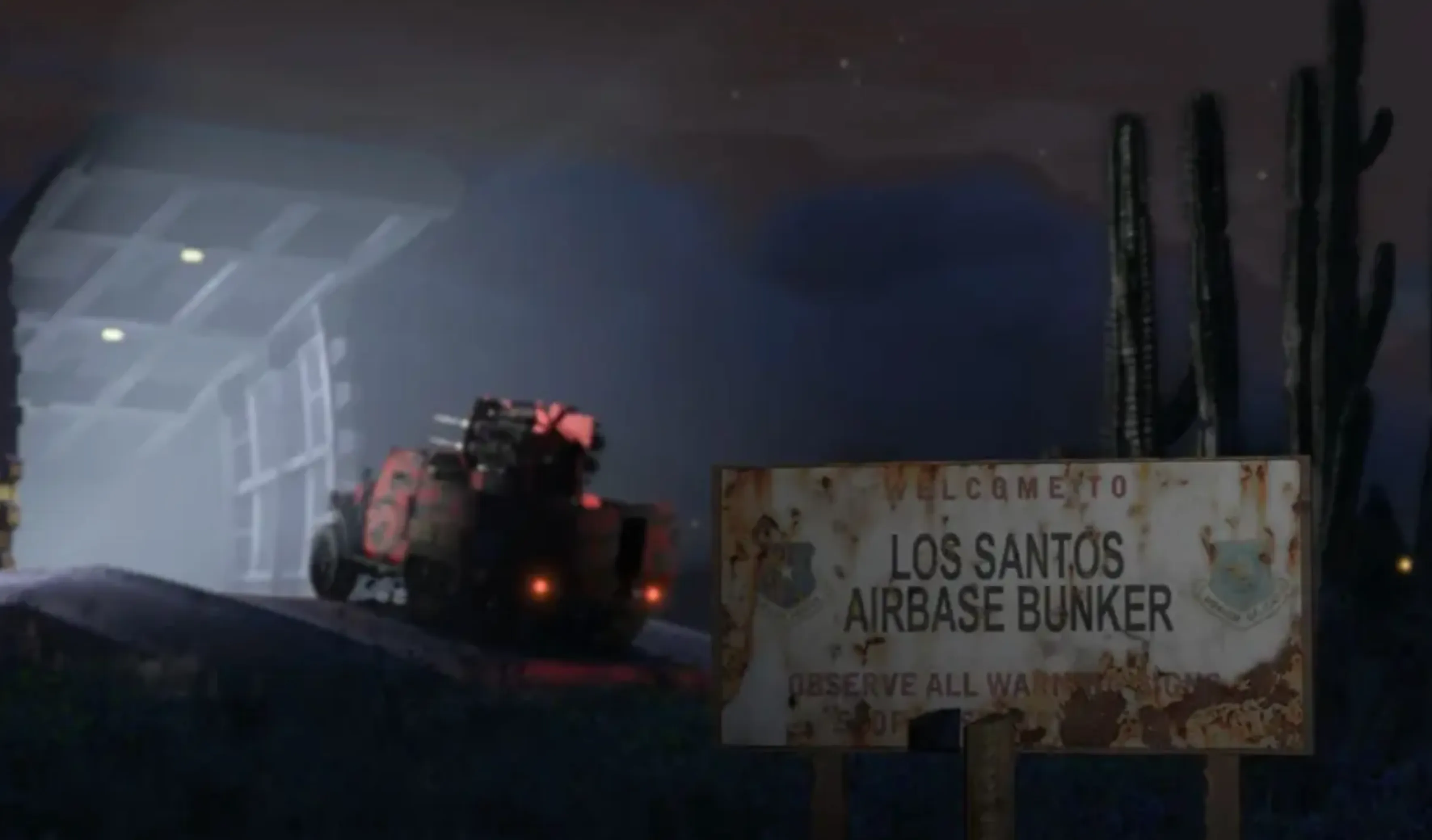 Grand Senora Oilfields Bunker gta